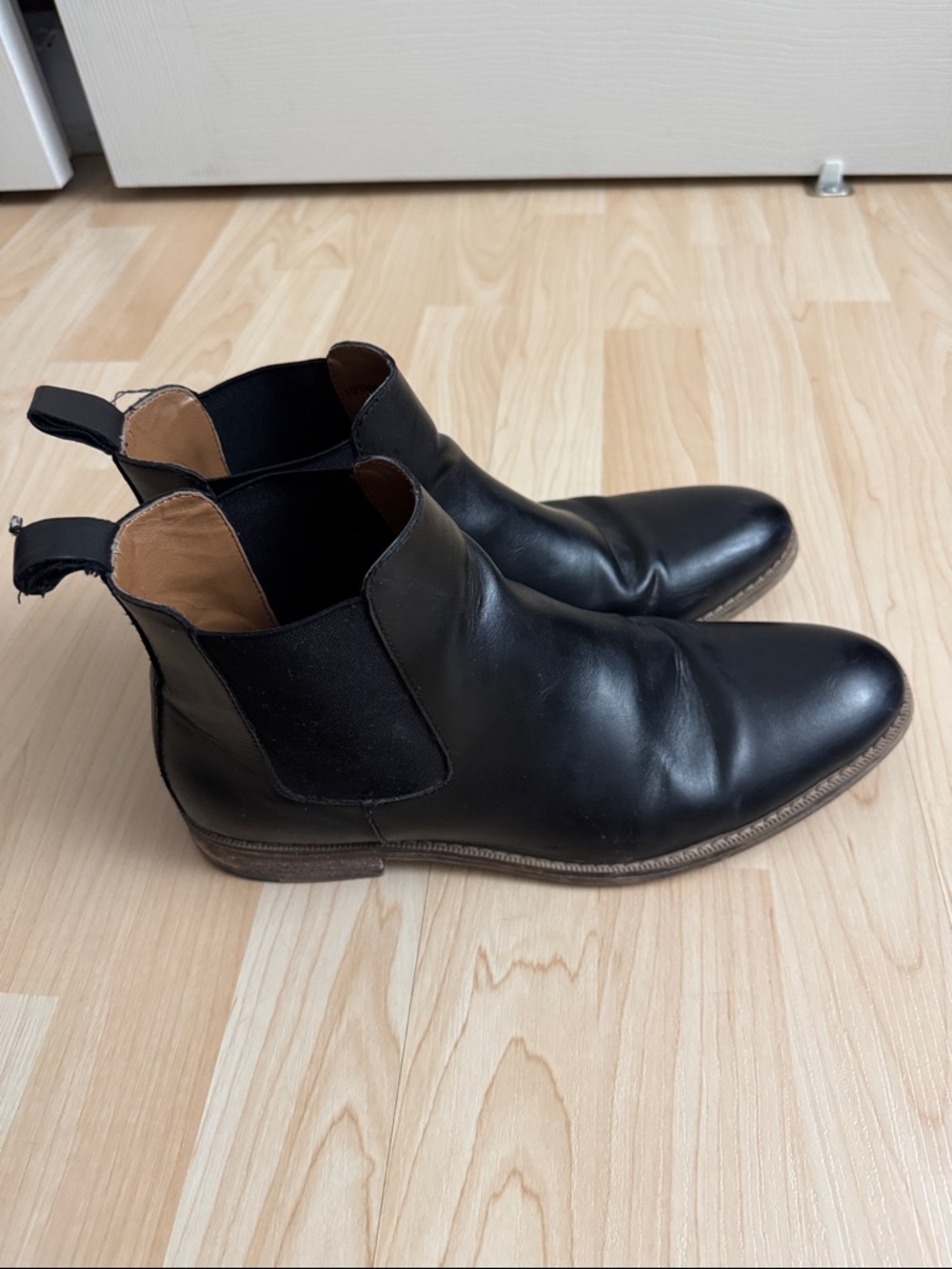 Men's Black Chelsea Boots - Classic Slip-On Dress Boot